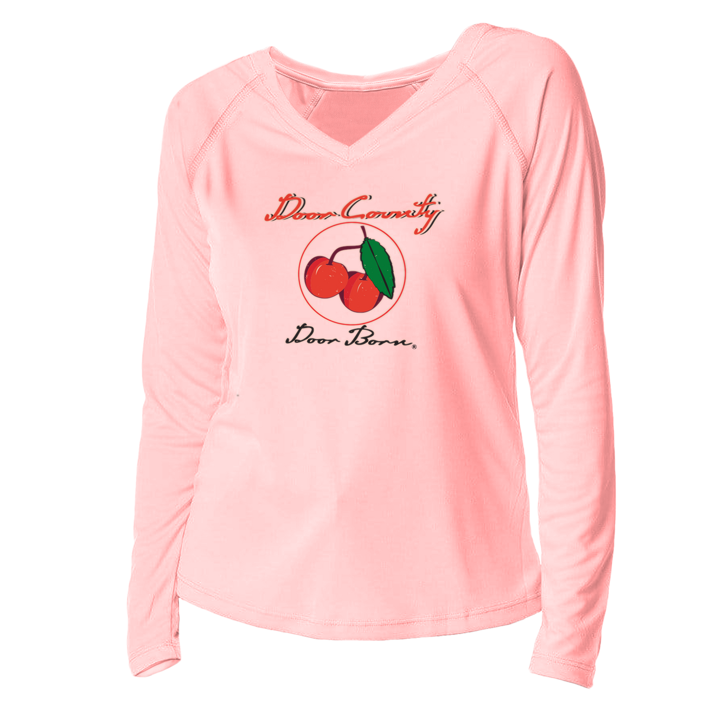 Classic Cherry V-Neck Solar Long Sleeve